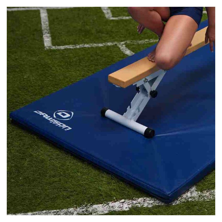 Dawson Sports Gymnastic Flat Mat - Blue (200cm x 100cm x 5cm)