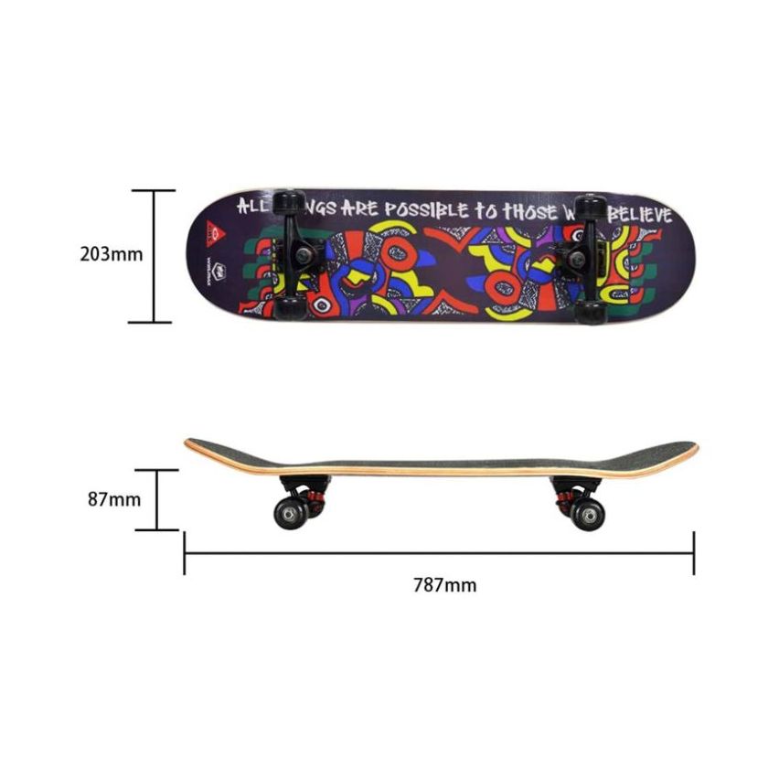 WinMax Celt Skateboard 31 X 8 Inch