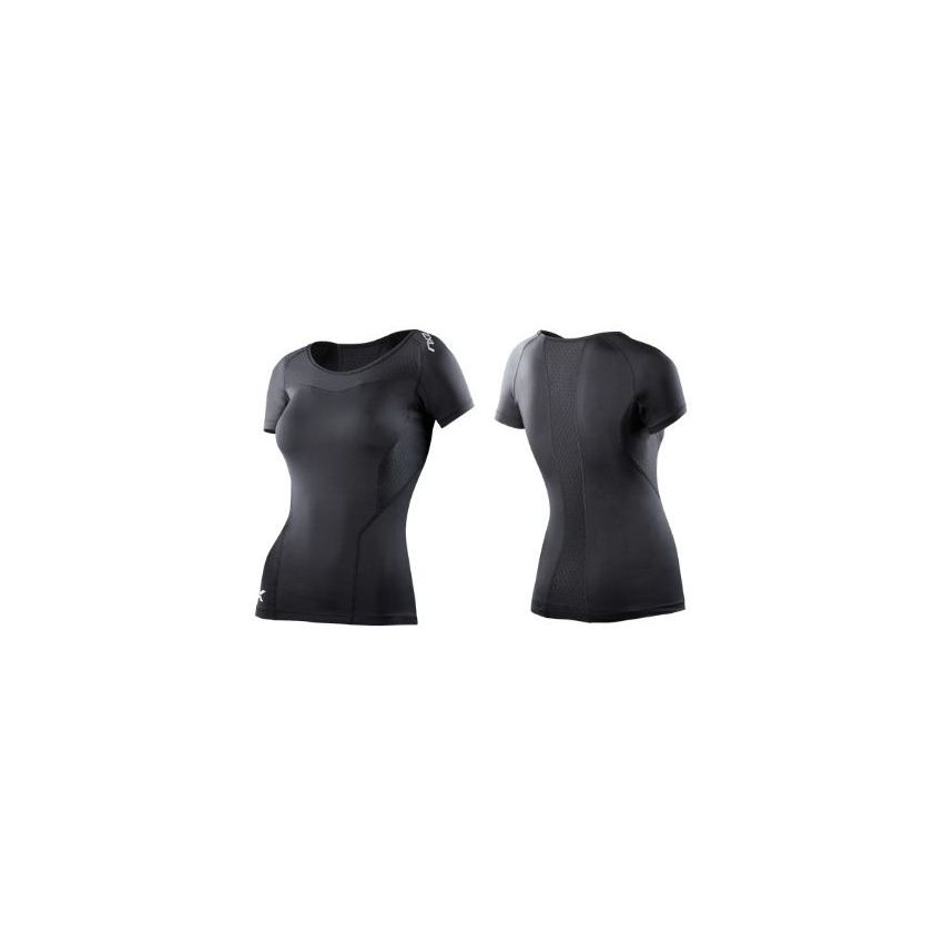 2Xu Women's Base Compression Short Sleeve Top Black S