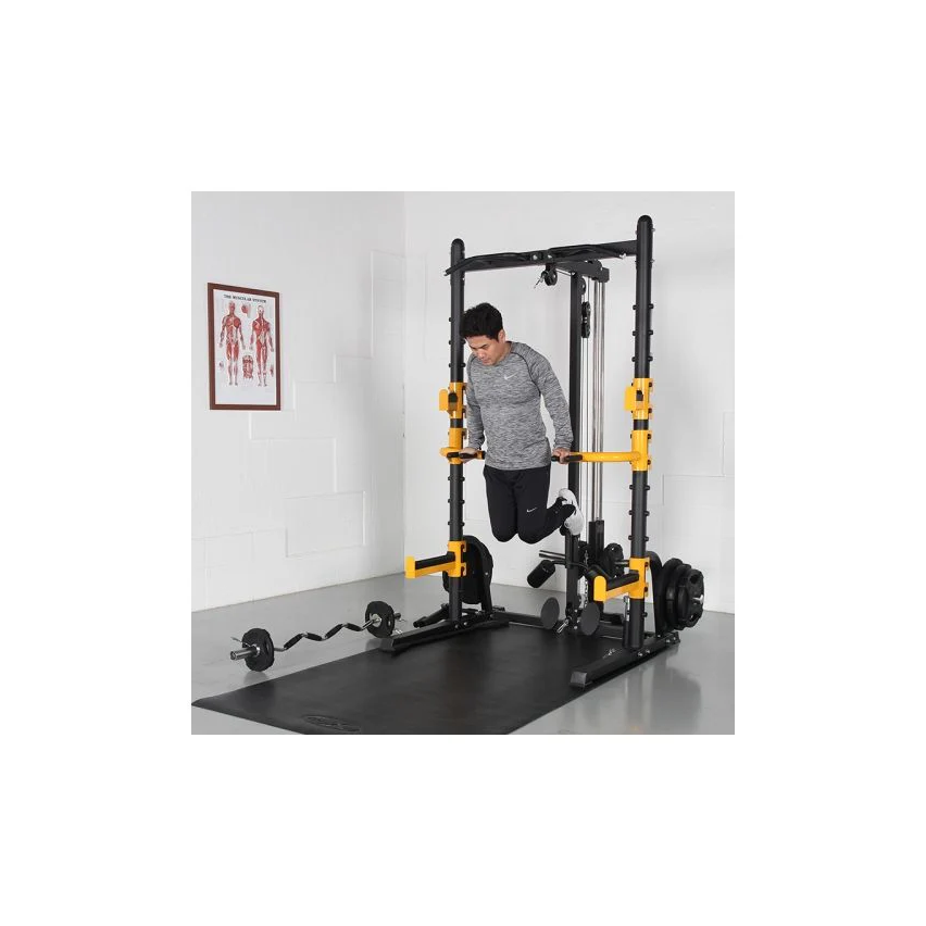 1441 Fitness Heavy Duty Multi Squat Rack with Lat Attachement - MDL66