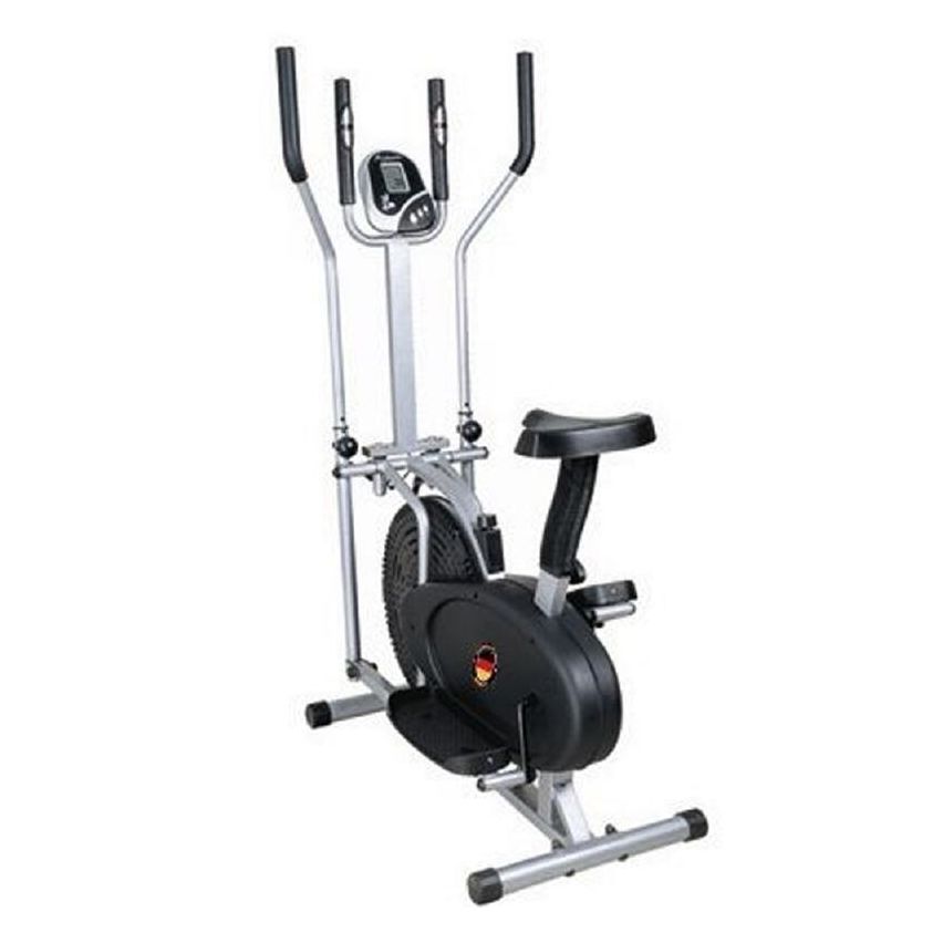Marshal Fitness Orbitrack 2 in 1 Elliptical Exercise Bike with Computer Functions