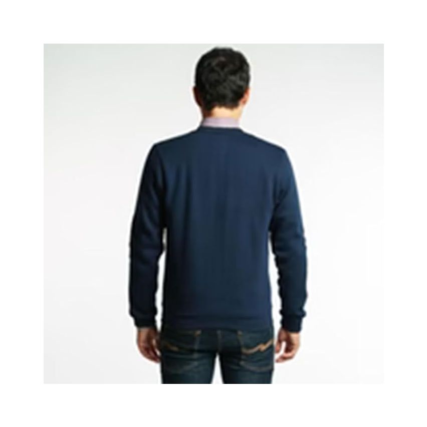 Iwyl Japanese Varsity Sweatshirt In Navy Blue Color For Men 
