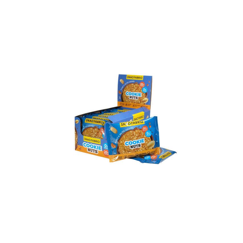 Snaq Fabriq Nut Cookies 35g - Peanut Dessert with Salted Caramel