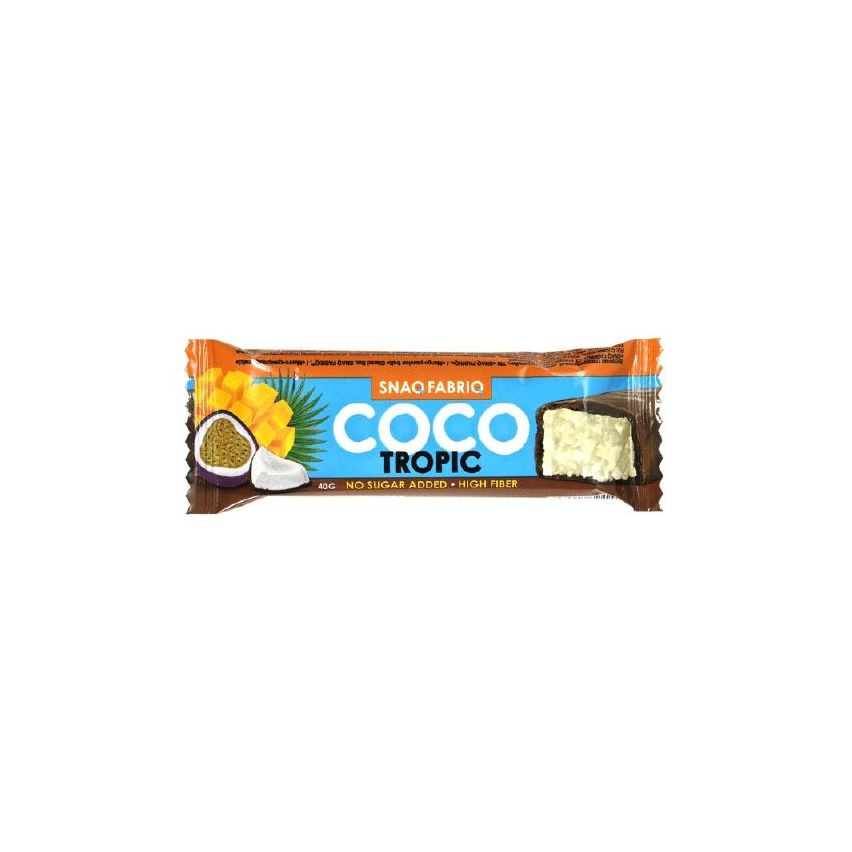 Snaq Fabriq Sugar-free Coconut Bar 40g - Mango-passionfruit