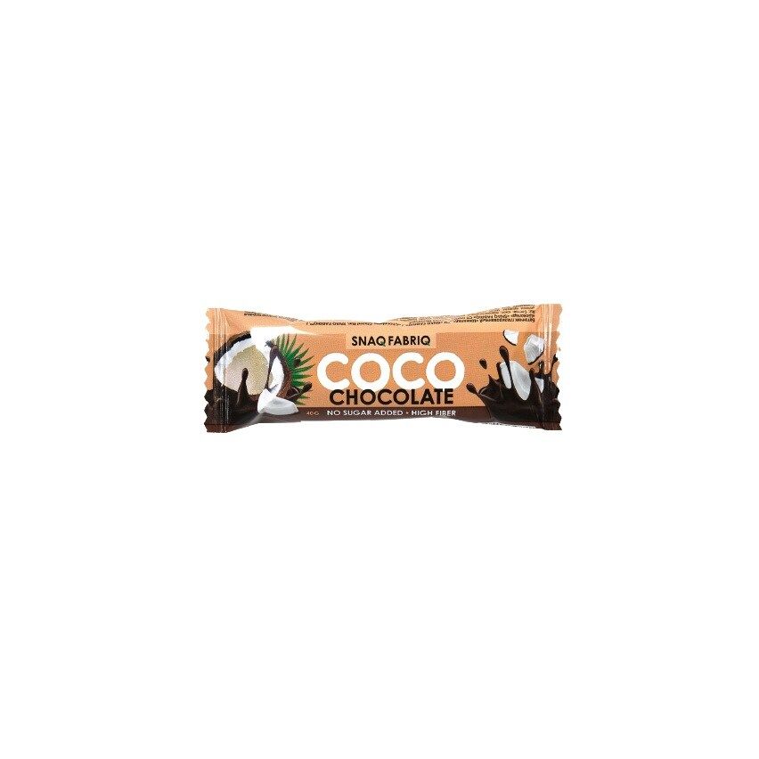 Snaq Fabriq Sugar-free Coconut Bar 40g - Chocolate