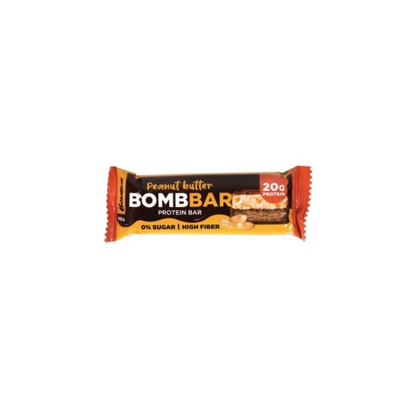 Bombbar Glazed Protein Bar - Peanut Butter