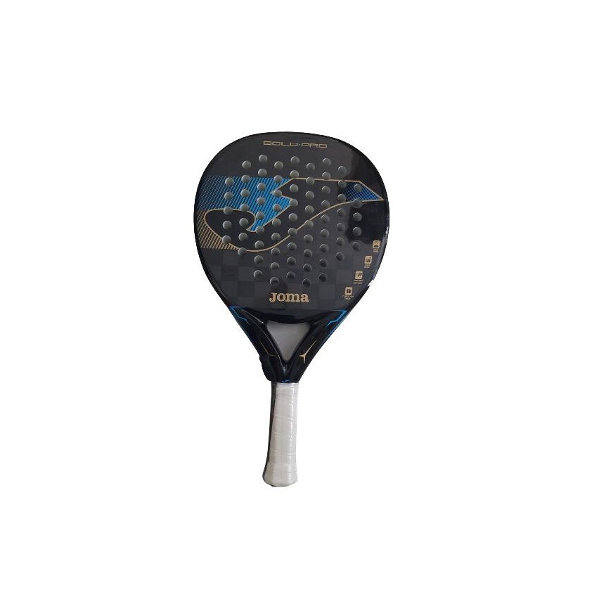 Joma Padel Racket Gold Pro Black Turquoise