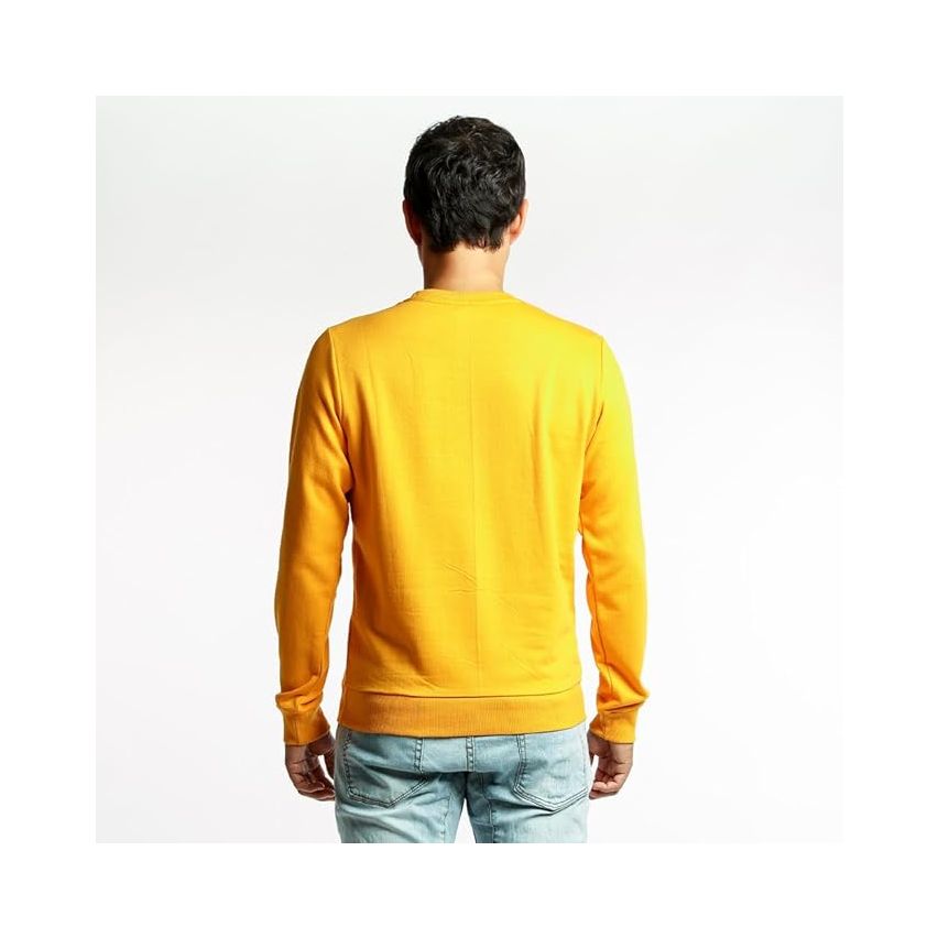 Iwyl Golden Color With Letters Square Formatted Sweatshirt For Men 