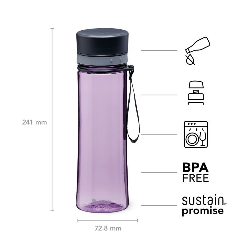 Aladdin Aveo Water Bottle 0.6L  Violet Purple