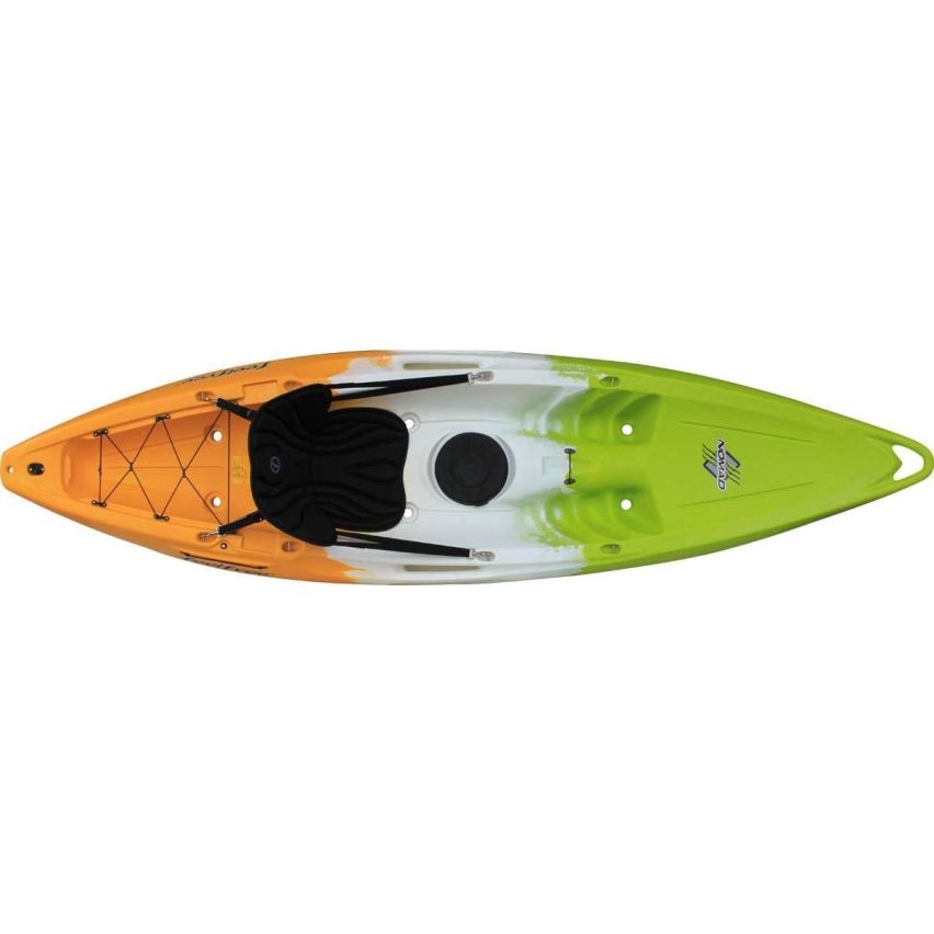 Feelfree Nomad Single Sit On Kayak With Wheel, Osfa, Melon (Lime/White/Sunrise) 