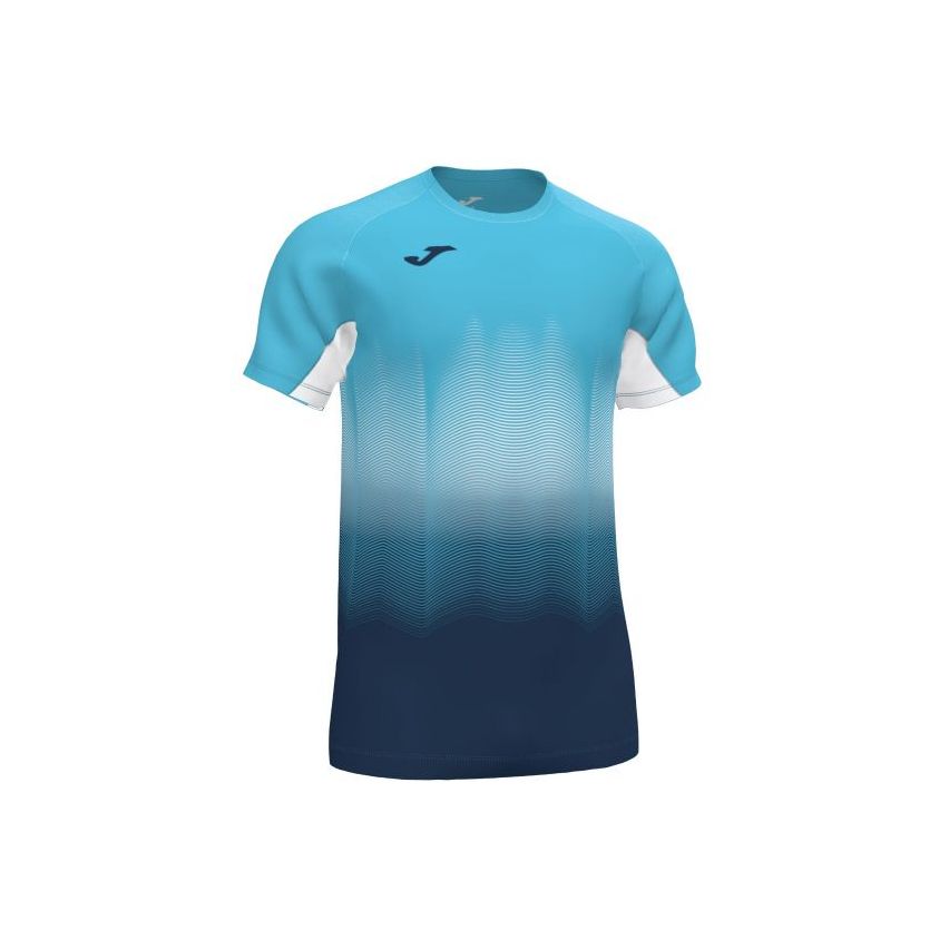 Joma Men's Elite Vii T - Shirt Fluor Turquoise Dark Navy