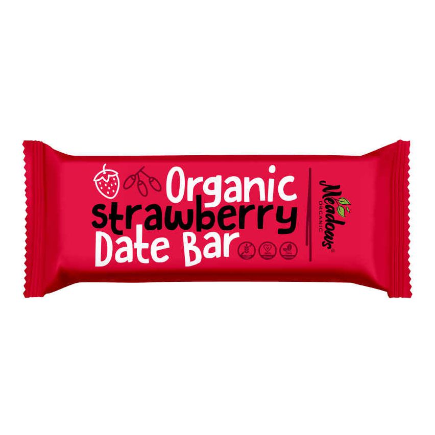 Meadows Strawberry Date Bar 40g