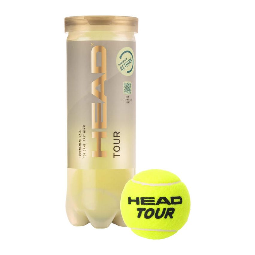 Head Tour 3 Tennis Balls Single Can