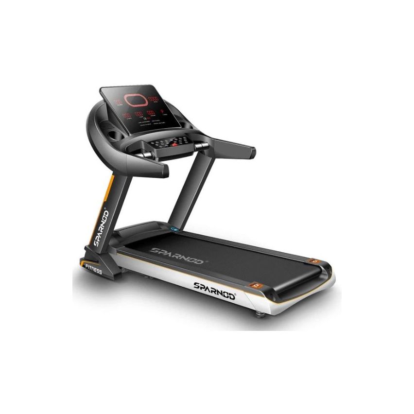 Sparnod Fitness  (3 Hp Dc Motor) Large Led Display With Auto Incline Treadmill - STH-5700