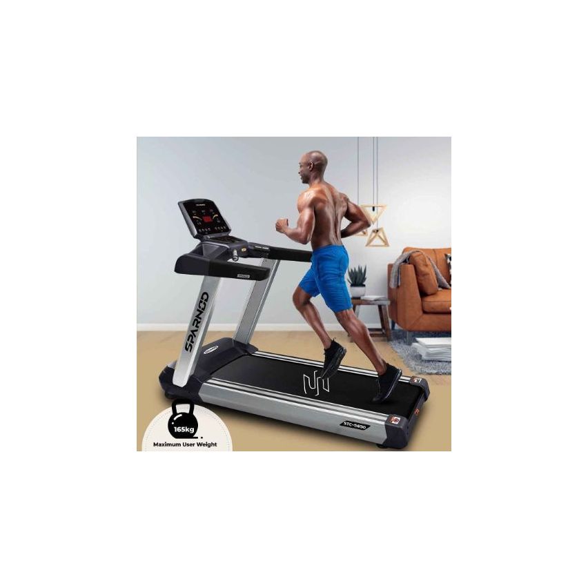 Sparnod Fitness (5.5 Hp Ac Motor) Commercial Sturdy Treadmill STC-5650