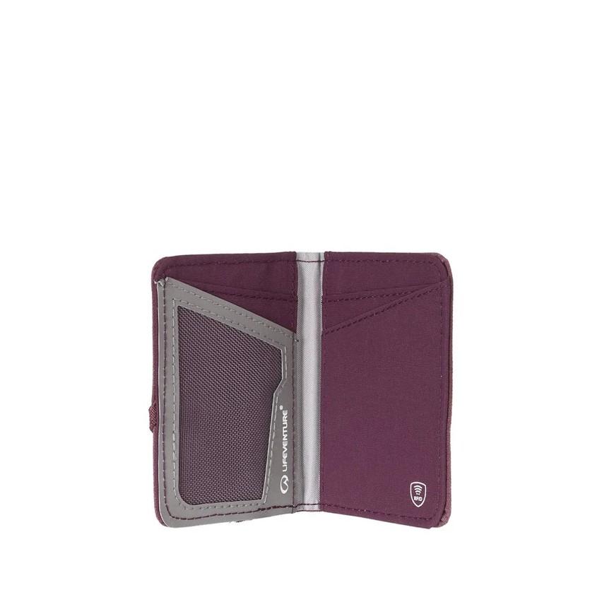 Life Venture RFID Protected Card Wallet, Purple