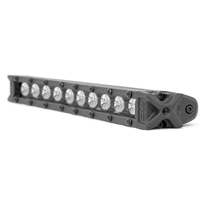Rough Country 10 In Slim Line 50w Cree Black Led Light