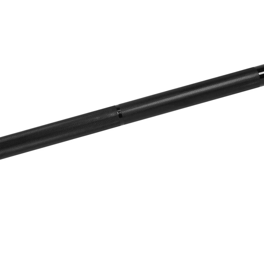 1441 Fitness 7 Ft Olympic Barbell With Spring Collars - Black