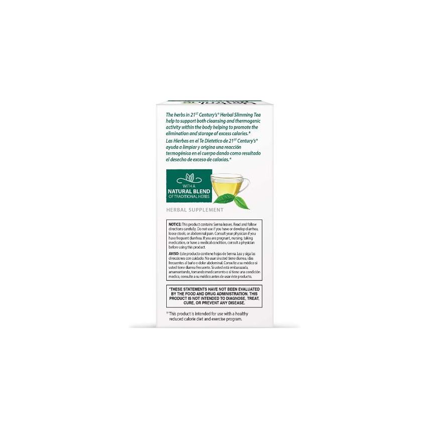 21st Century Herbal Slimming Green Tea 24 Tea Bags