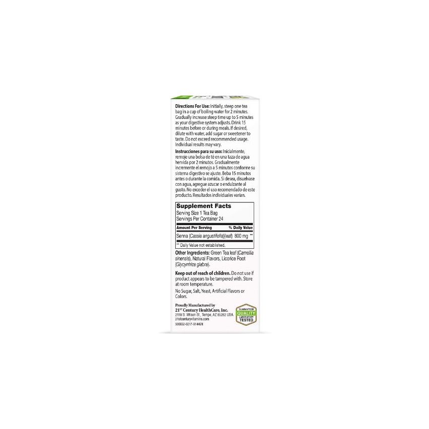 21st Century Herbal Slimming Lemon-Lime Tea 24 Tea Bags