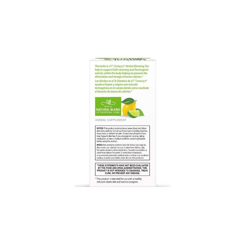 21st Century Herbal Slimming Lemon-Lime Tea 24 Tea Bags