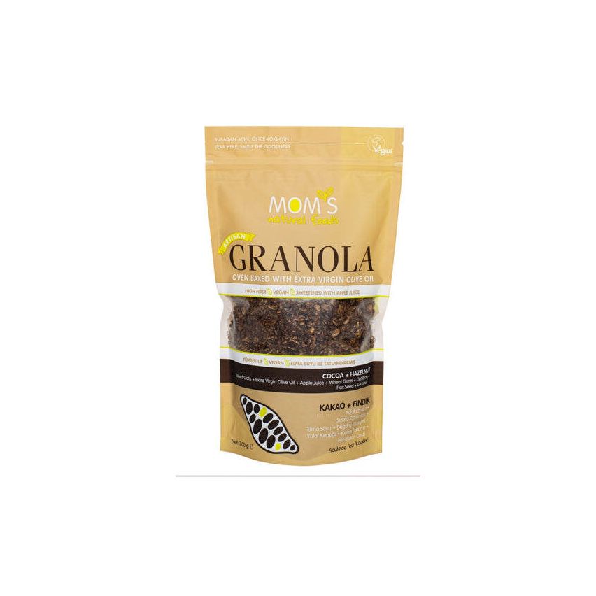 Mom's Natural Foods Cocoa & Hazelnut Granola