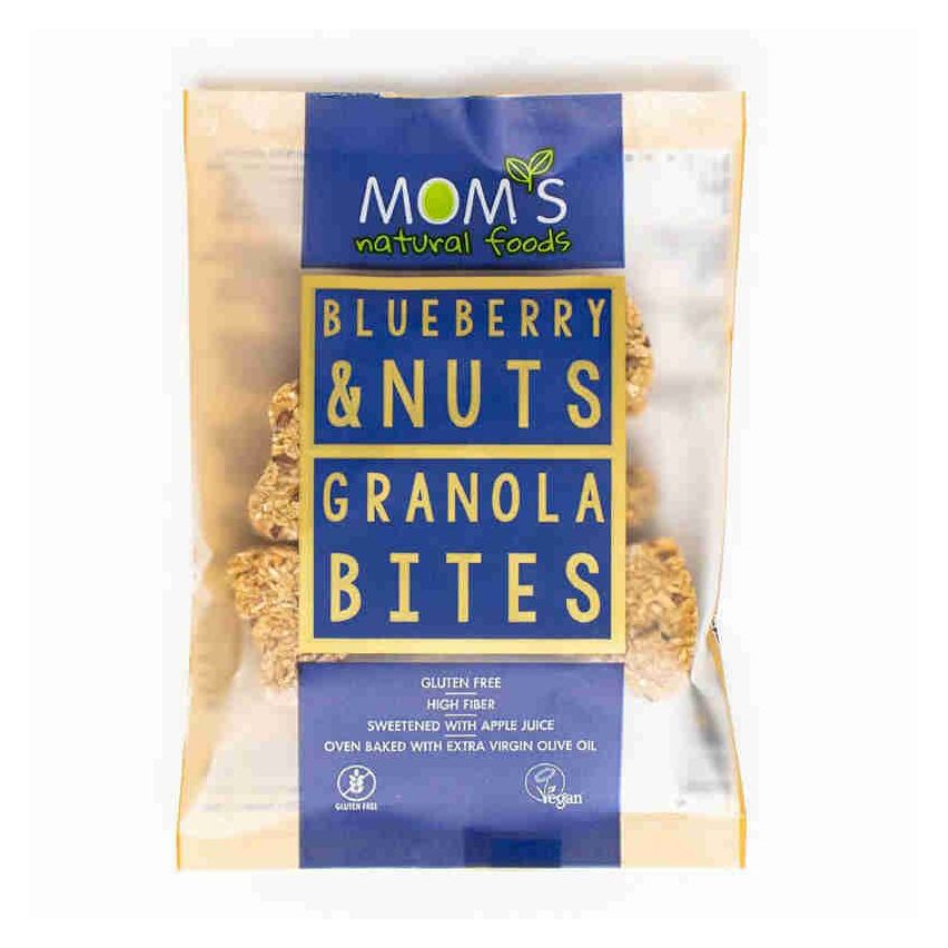 Mom's Natural Foods BlueBerry & Nuts Granola Bites