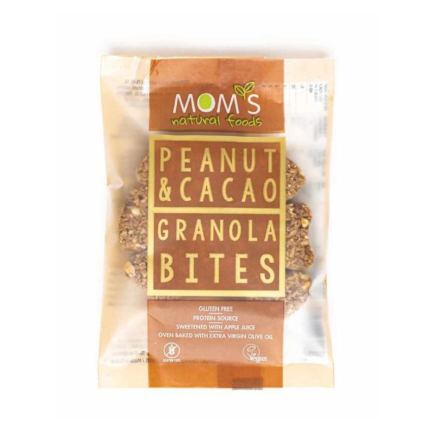 Mom's Natural Foods Peanut & Cacao Granola Bites