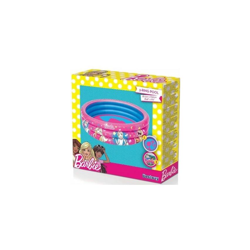 Bestway Barbie Pool 3-ring 122x30 cm