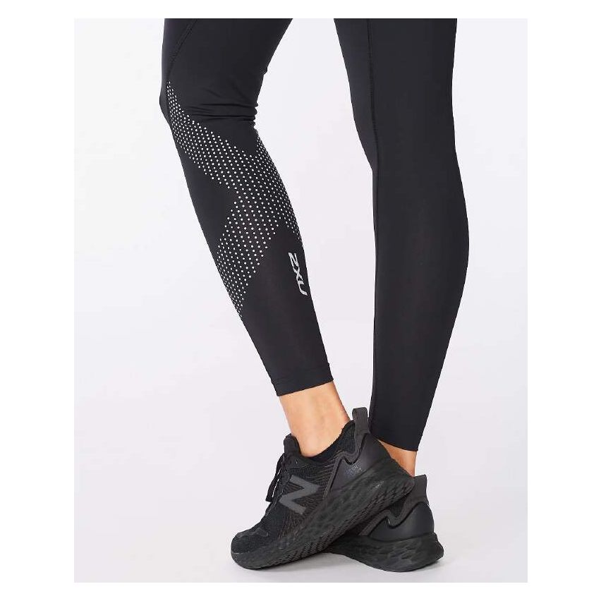 2XU Womens Motion Mid-Rise Compression 7/8 Tights for Training and