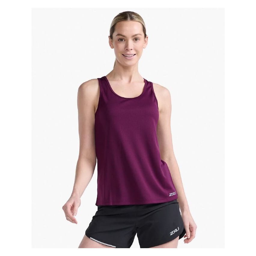2XU Women's Aero  Sleeveless T-shirt-Purple 