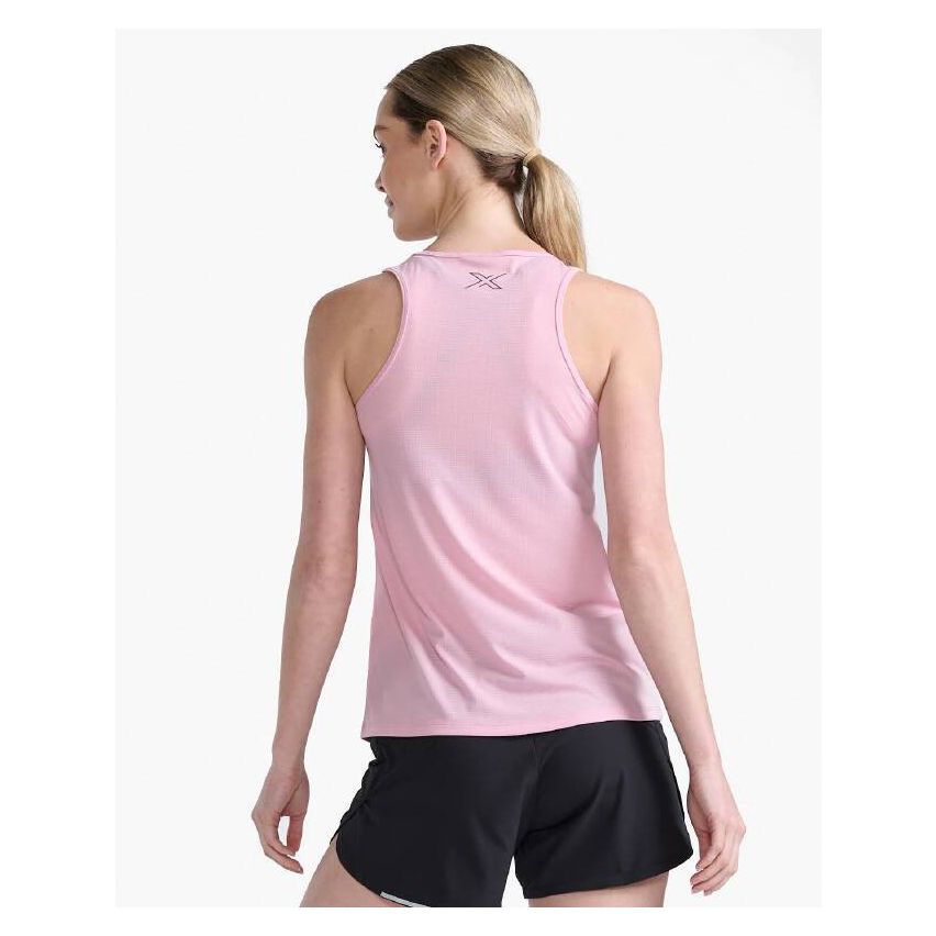 2XU Women's Aero  Sleeveless T-shirt-Pink