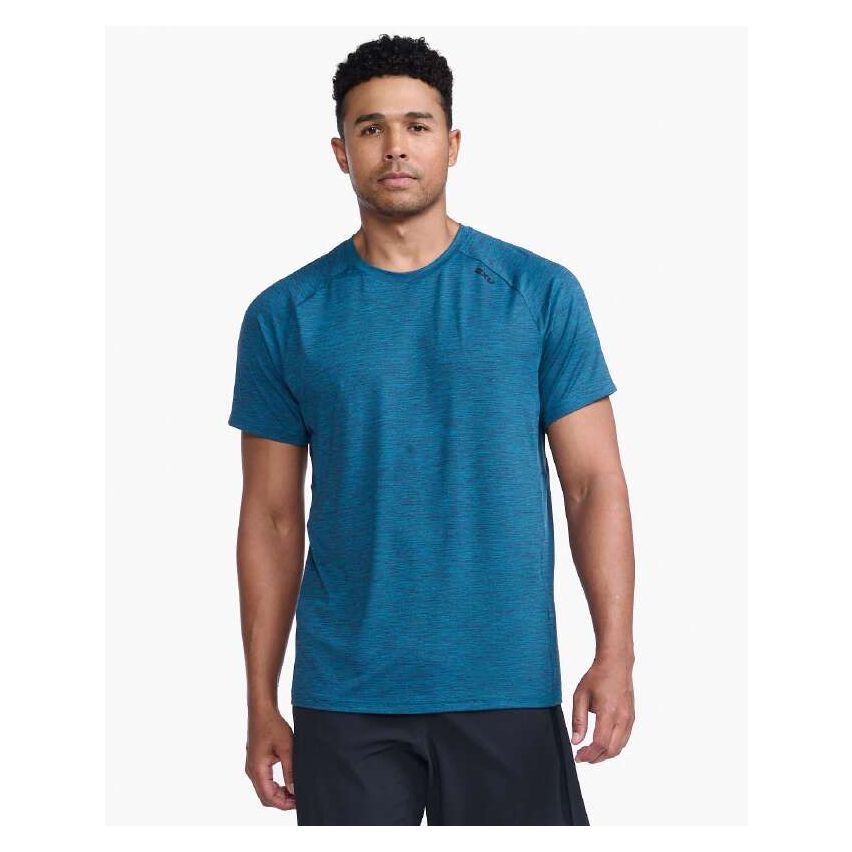 2XU Men's Motion  Short Sleeve T-Shirt Blue