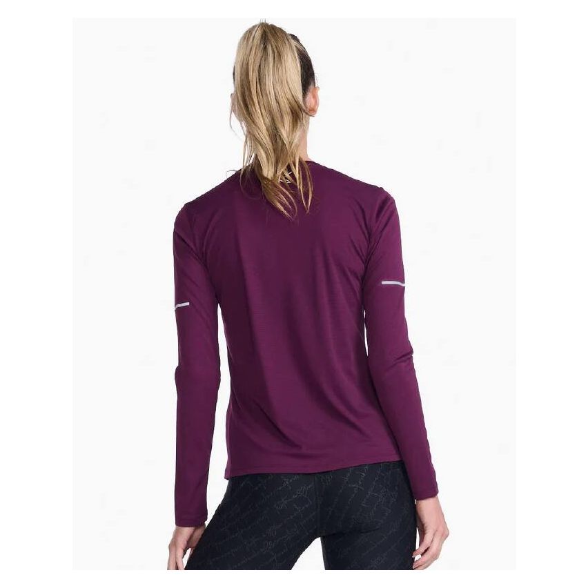 2XU Women's Aero Long Sleeve T-shirt -Purple 