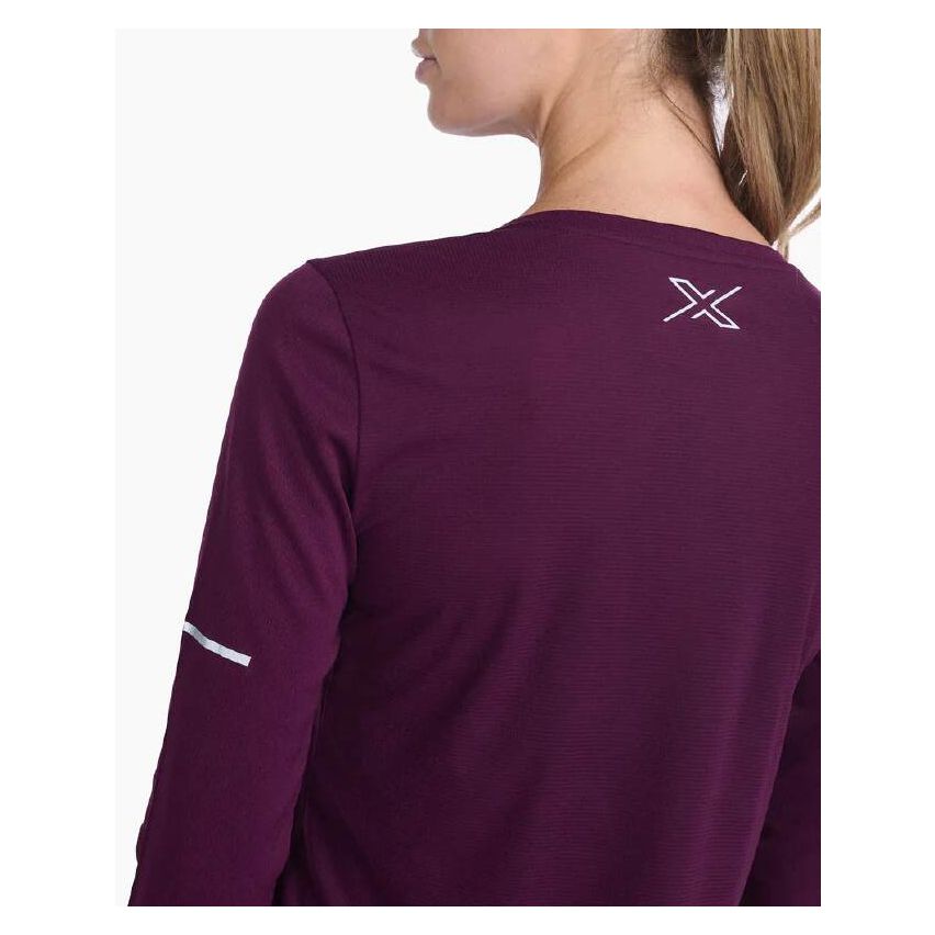 2XU Women's Aero Long Sleeve T-shirt -Purple 