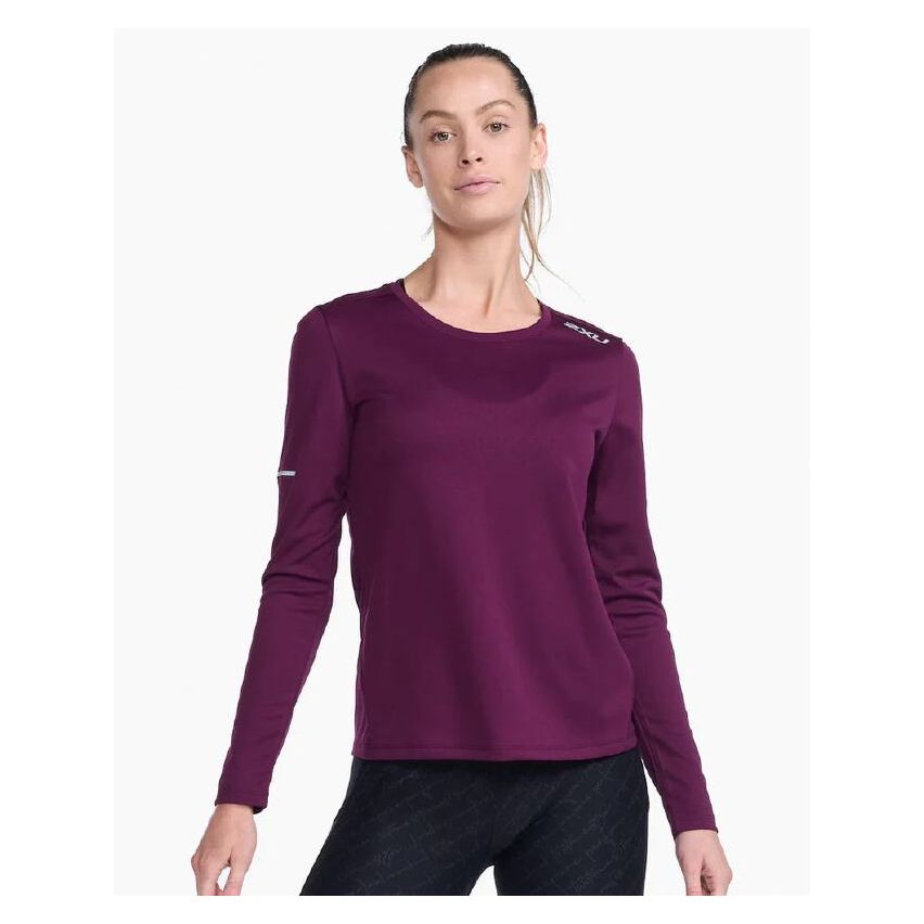 2XU Women's Aero Long Sleeve T-shirt -Purple 