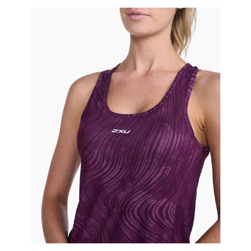 2XU Women's Light Speed  Sleeveless T-shirt -Purple 