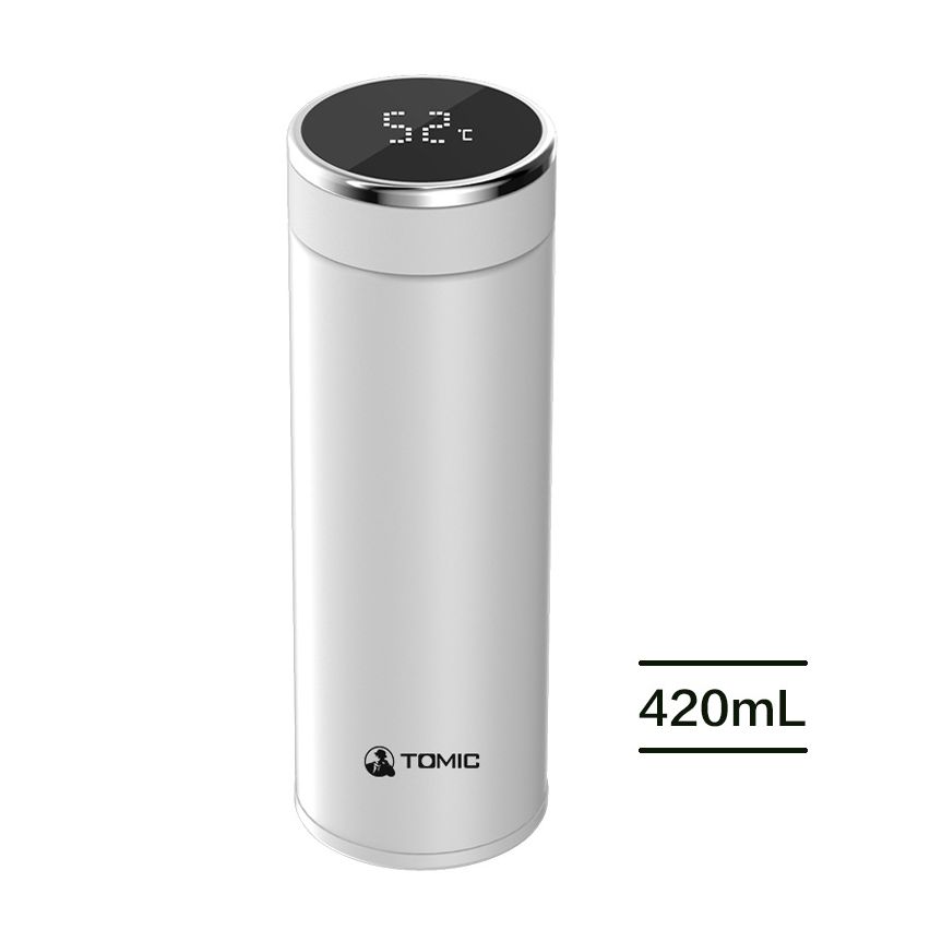 Tomic Stainless Steel Insulated Thermal Smart Water Bottle Show Water Temperature