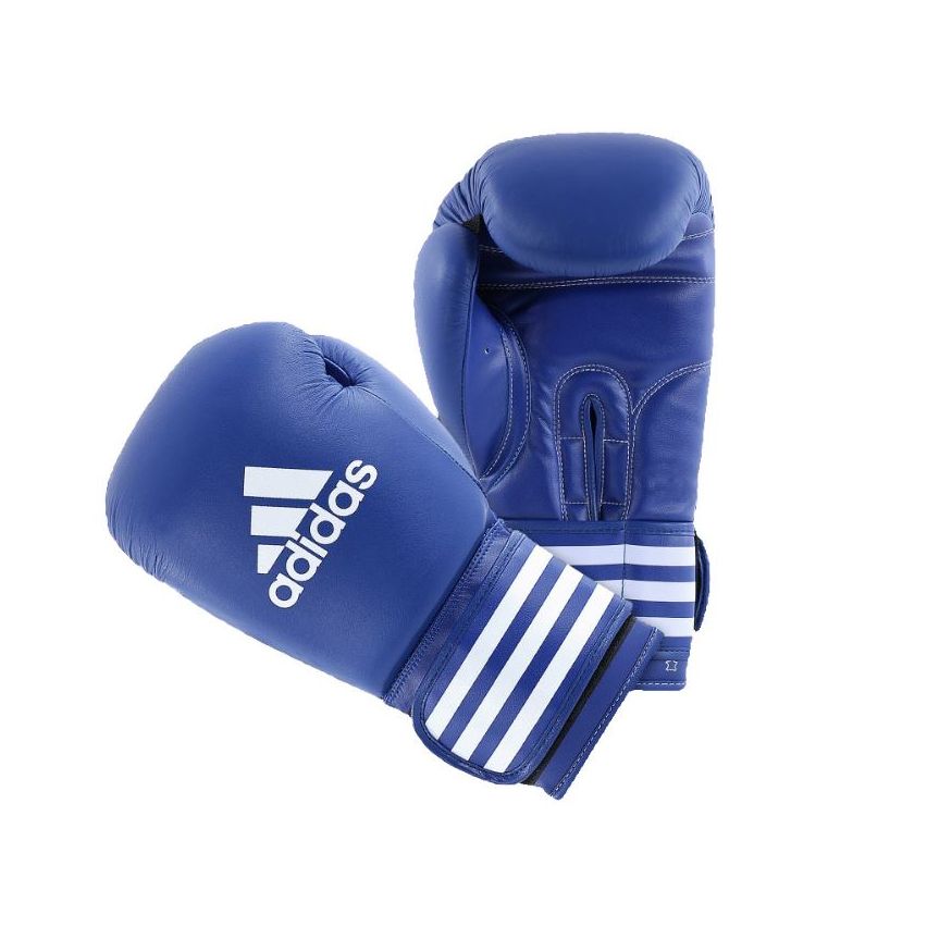 Adidas Ultima Competition Boxing Glove - Blue/White Print