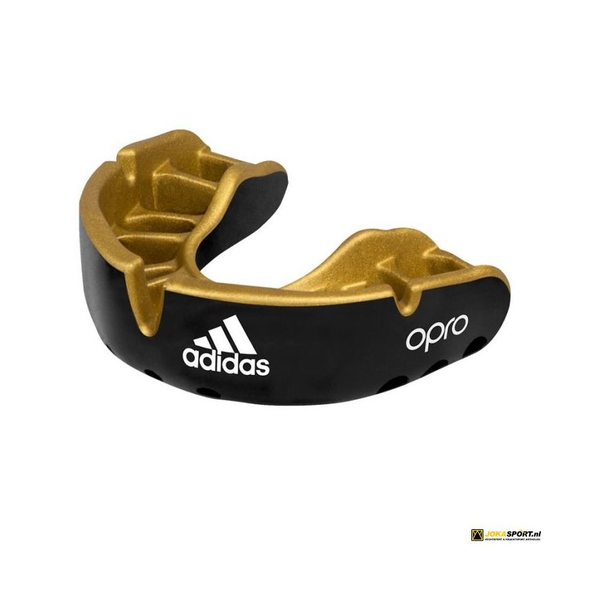 Adidas Mouth Guard Opro Gold Gen4 - Black/Gold Senior