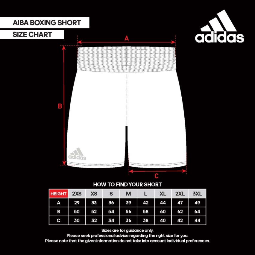 Adidas Men's Boxing Short - Red/White