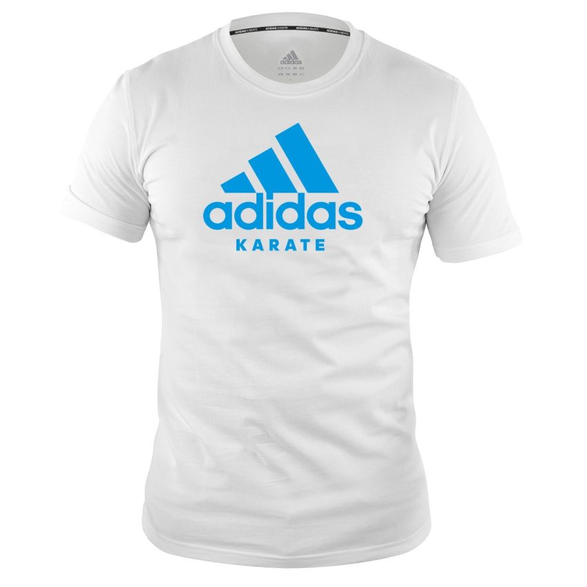 Adidas Community T-shirt - White/Solar Blue
