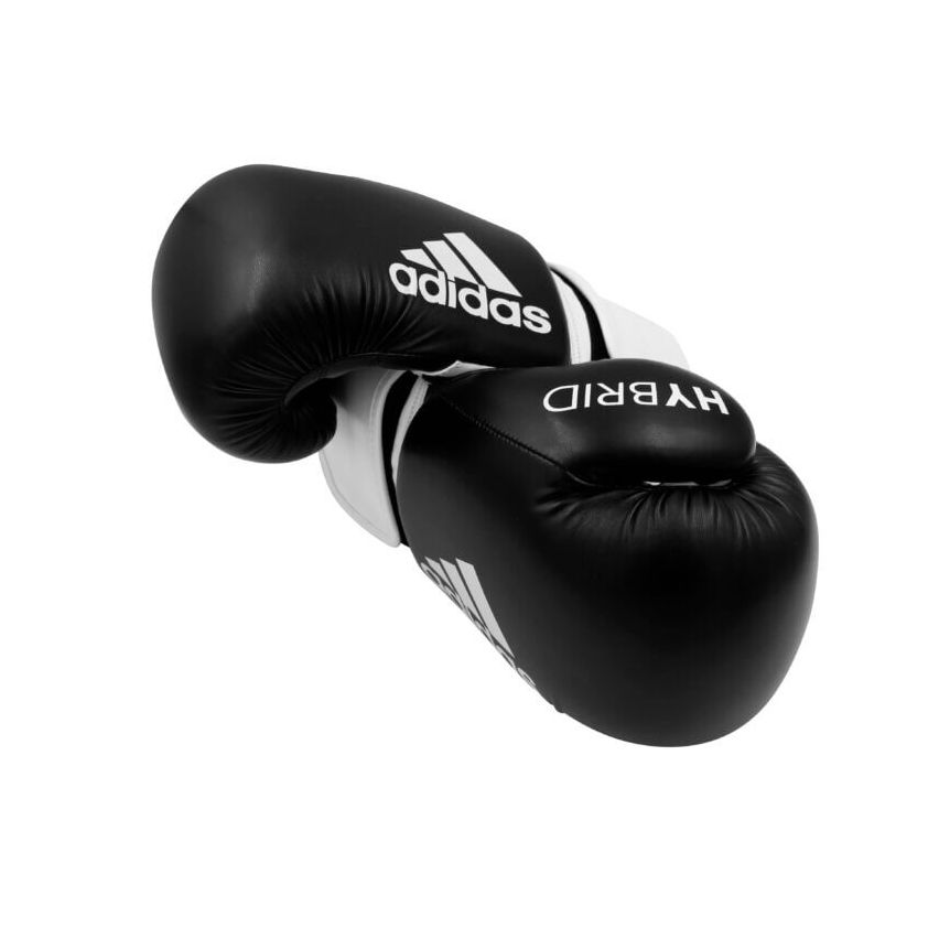Adidas Hybrid 100 Boxing Gloves - Black/White
