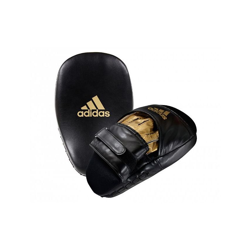Adidas Speed Coach Mitts - Black/Gold Standard Size