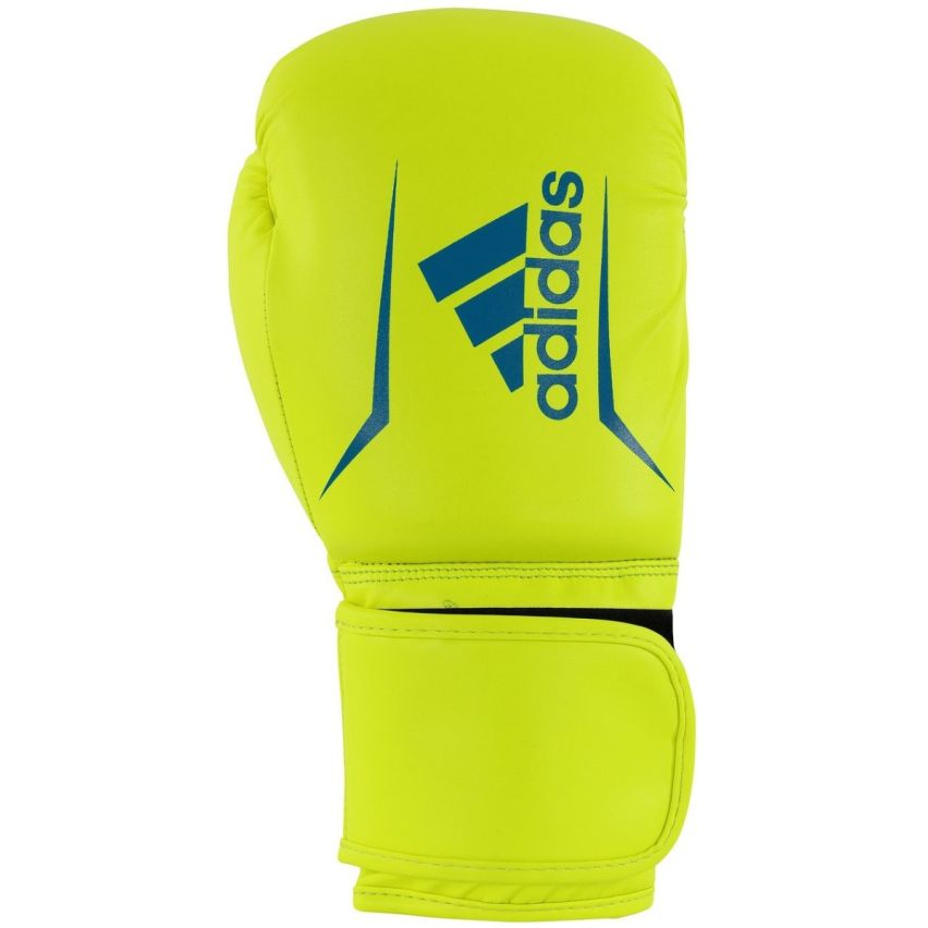 Adidas Speed 50 Boxing Gloves - Solar Yellow/Dark Blue