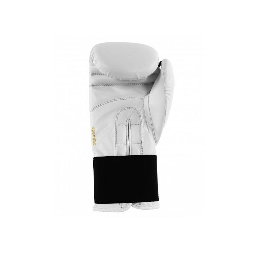 Adidas Speed 50 Boxing Gloves - White/Gold