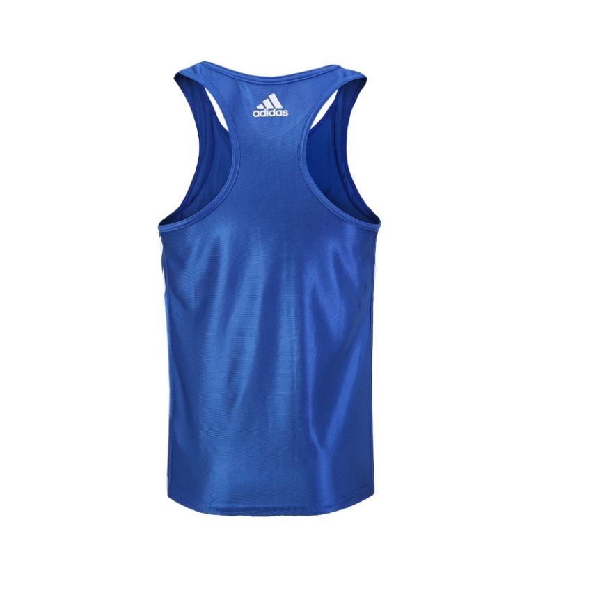 Adidas Men's Amateur Boxing Tank Top Sleeveless- Blue/White