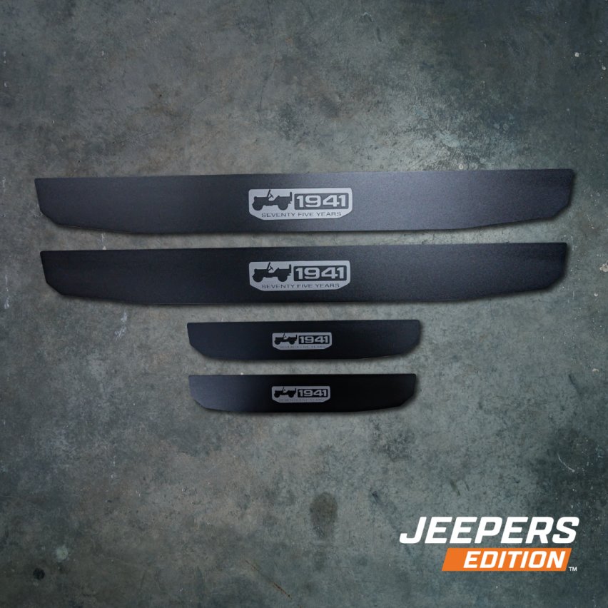 Jeepers Aluminum Doors Sill Entry Guards for Jeep Wrangler JL 4Door