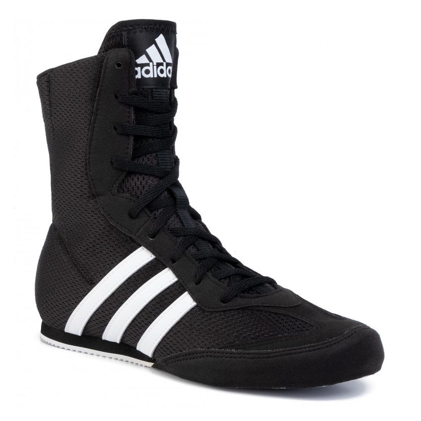 Adidas Box Hog 2 Boxing & Wrestling Shoes - Black/White