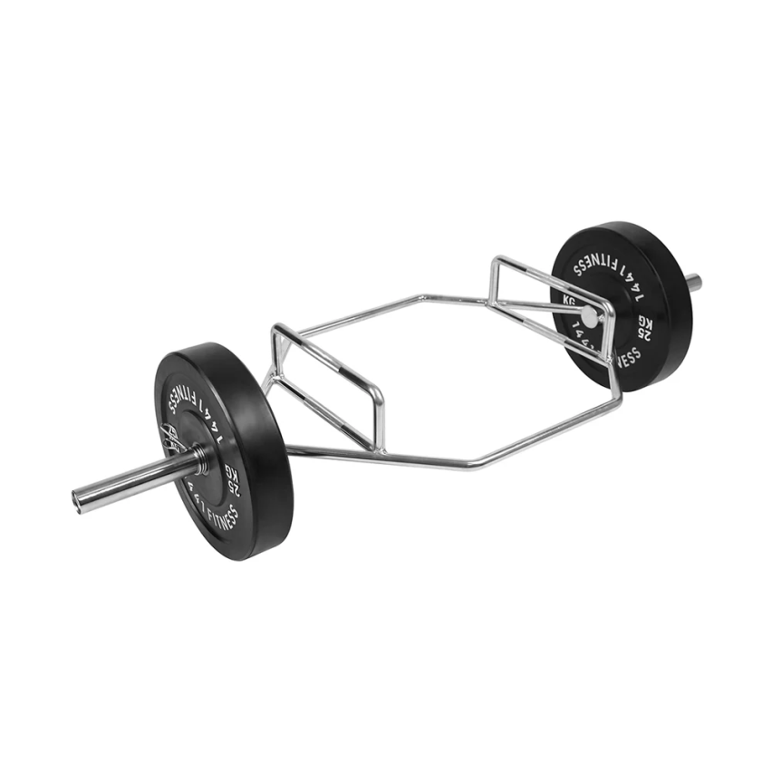 1441 Fitness Olympic Hex Trap Bar - 6 ft / 15 kg - Chrome  